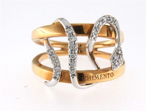 Ring Chimento Woman in Rose Gold Diamante 0.11 Ct 1A06095B17140 - 1A06095B17140